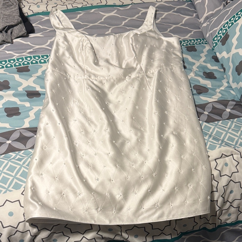 Elegant White Mini Dress